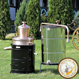 Cazan Tuica 80 Litri cu Amestecator, Evacuare Laterala Robinet