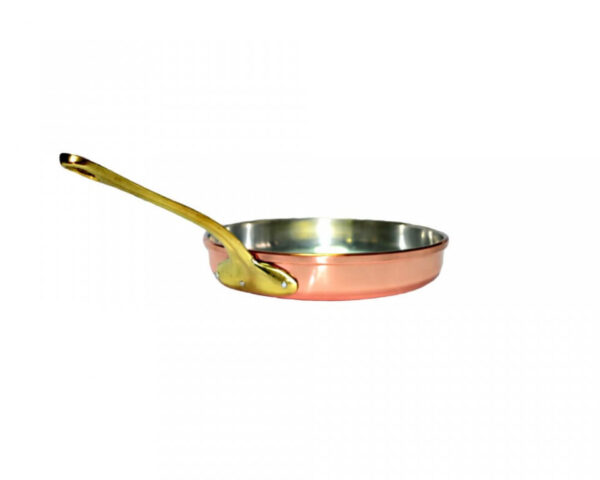Tigaie din Cupru 22cm, Maner Bronz, Profesionala