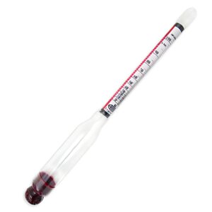 Alcoolmetru Profesional Cartier/Lussac 0-100?, Made in France, 17cm