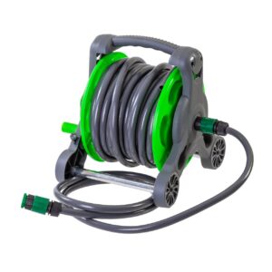 Carucior cu furtun de gradina, pentru apa, rola 20m, 1/2"