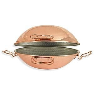 Cataplana Cupru ?24cm Vas Dublu Fructe de Mare si Porc 2-3 Persoane