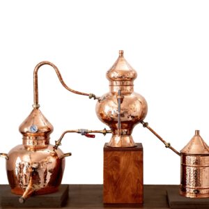 Cazan Premium pentru Cognac, Alambic Charental 40 Litri, Distilare Continua