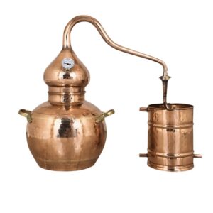 Cazan Tuica Alambic 10 Litri, cu Termometru Inclus