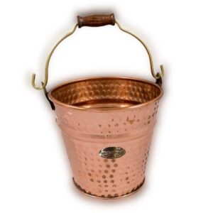 Galeata din cupru 4 litri pentru gheata vin si sampanie lovitura de ciocan