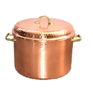 Oala din Cupru ?30cm cu Capac, Caracatita, Ciorbe, Supe, Mancaruri