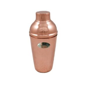 Shaker din Cupru pentru Cocktailuri cu Sita si Capac 550 ml