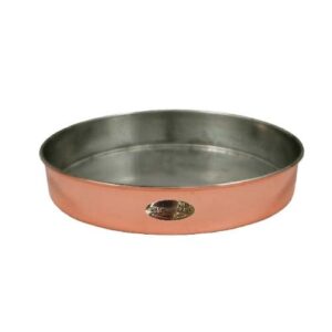 Tava Rotunda din Cupru pentru Gatit si Copt la Cuptor 32cm