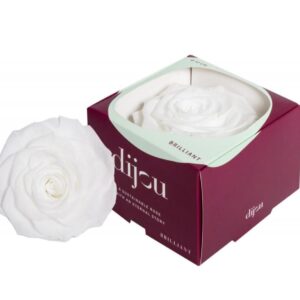 Trandafir ALB Natural Criogenat Premium cu diametru 10cm + cutie cadou