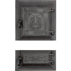 Usa fonta din 2 bucati pentru soba teracota