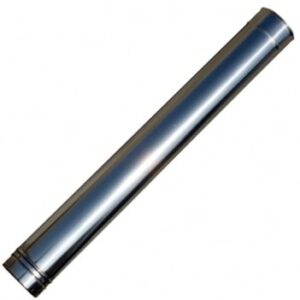 Burlan Evacuare Fum, Emailat Negru120mm