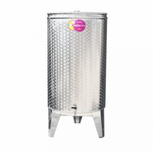 Butoi Cisterna Inox 320L pentru Vin cu Capac Flotant Etansare Parafina