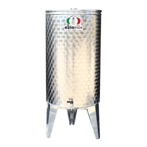 Butoi inox 145L pentru tuica si distilate cu dop filetat