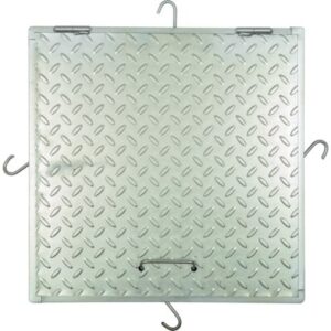 Capac canalizare galvanizat, cu rama, 60x60 cm