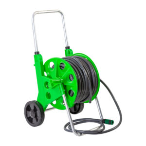 Carucior cu furtun de gradina, pentru apa, rola 50m, 1/2"