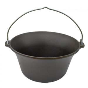 Ceaun din fonta 10.8 L, diametru 37 cm, pentru tocane si gatit lent