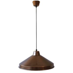 Lustra vintage din cupru CS15CO, finisaj antichizat, diametru 35 cm