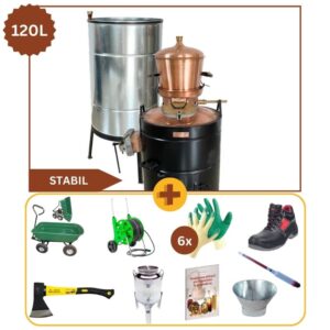 [Pachet Promo] "Gospodarul Pasionat, Cazan 120 Litri Stabil + Accesorii"