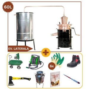 [Pachet Promo] Gospodarul Priceput, Cazan 60 Litri Praktik + Accesorii