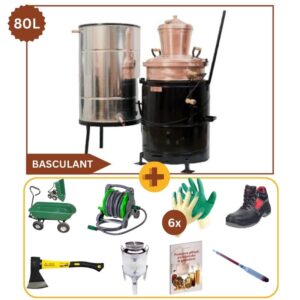 [Pachet Promo] Gospodarul Priceput, Cazan 80 Litri Basculant + Accesorii