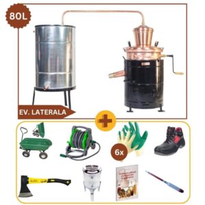 [Pachet Promo] Gospodarul Priceput, Cazan 80 Litri Praktik + Accesorii