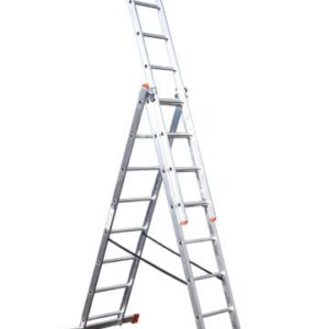 Scara Aluminiu 3 tronsoane 8 trepte max 4.5 m