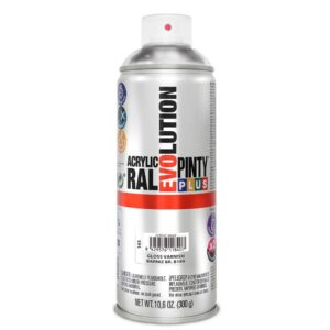 Spray vopsea acrilica M199 transparent mat 400 ml, uscare rapida, interior-exterior, Pintyplus
