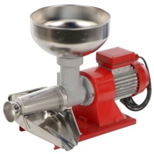 Storcator pentru rosii electric profesional 375W, vas inox, 80 -150 kg/h