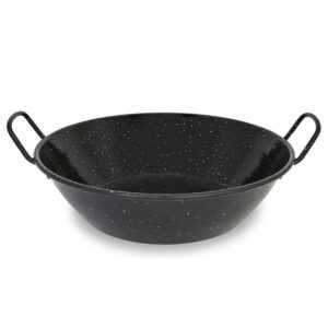 Tigaie adanca din Otel Emailat pentru Gatit, 30 cm, 4.25 L ? Ideală pentru Preparatele Tradiționale și Paella