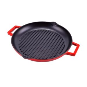 Tigaie Grill din Fontă Emailată 31 cm ? Durabilitate și Gust Autentic